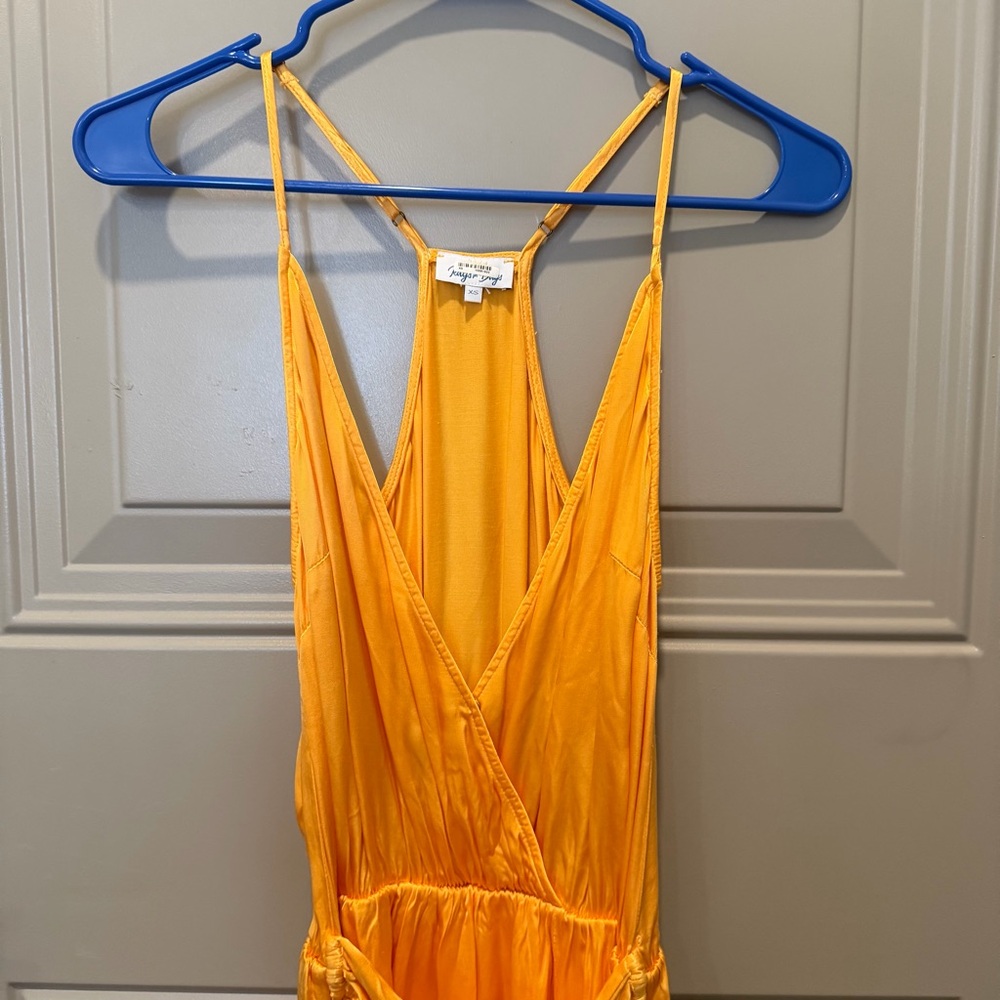 Rays for Days Avery Romper Yellow Satin Size XS - Picture 4 of 6